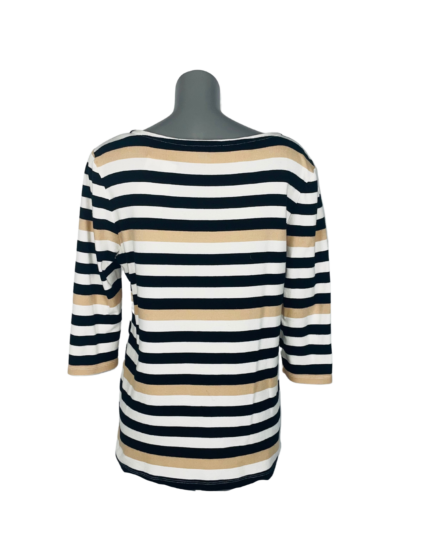 TOMMY HILFIGER BLACK, WHITE, BEIGE SWEATER XXL