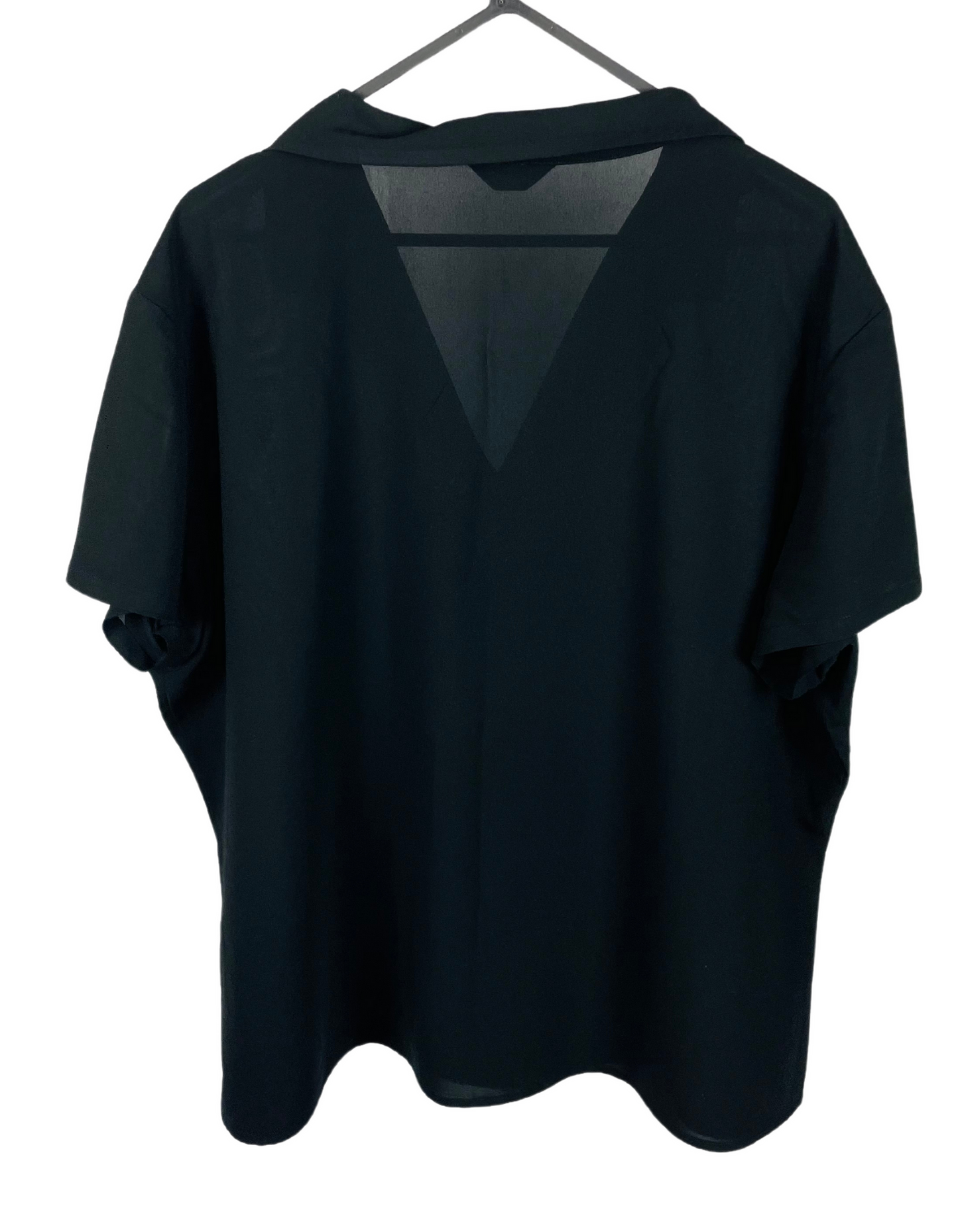 BLACK BLOUSE TOP LARGE