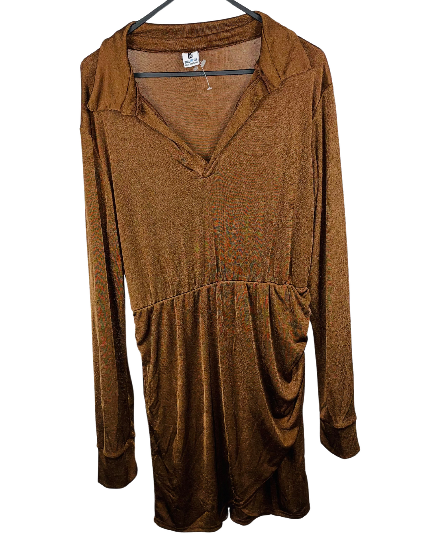 BLUE INK LTD BROWN DRESS SIZE 10