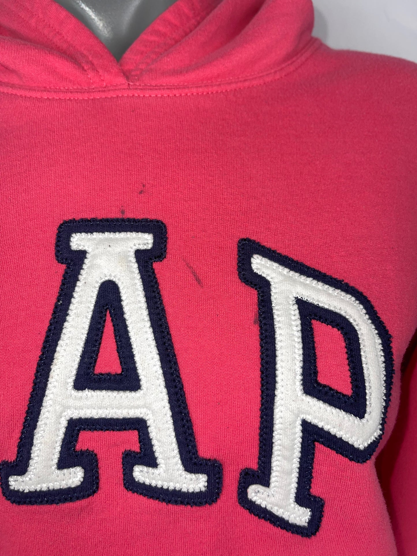 GAP PINK LOGO HOODIE SIZE M