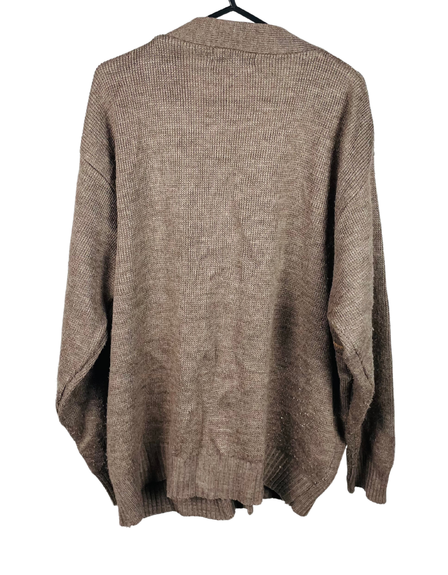 BROWN LUPA CARDIGAN LARGE