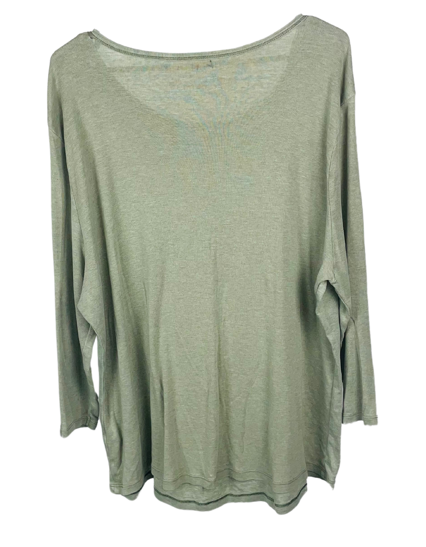 GREEN AUTHENTICS TOP SIZE 22
