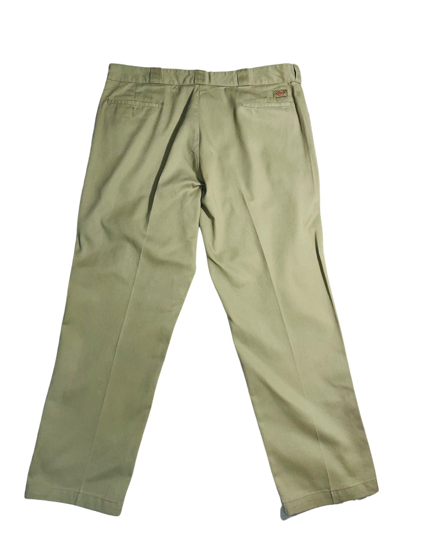 DICKIES BEIGE TROUSERS (W-42”)(L-32”)