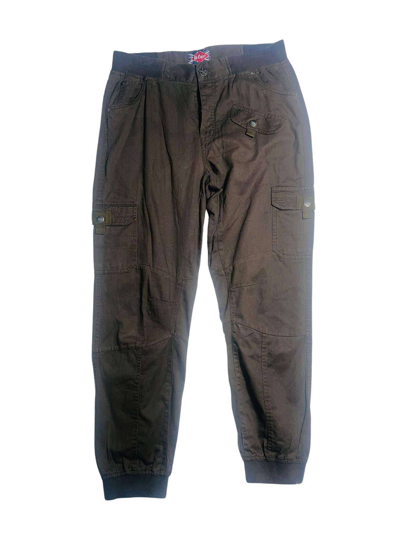 BROWN CARGO TROUSERS (W-34”)(L-30”)