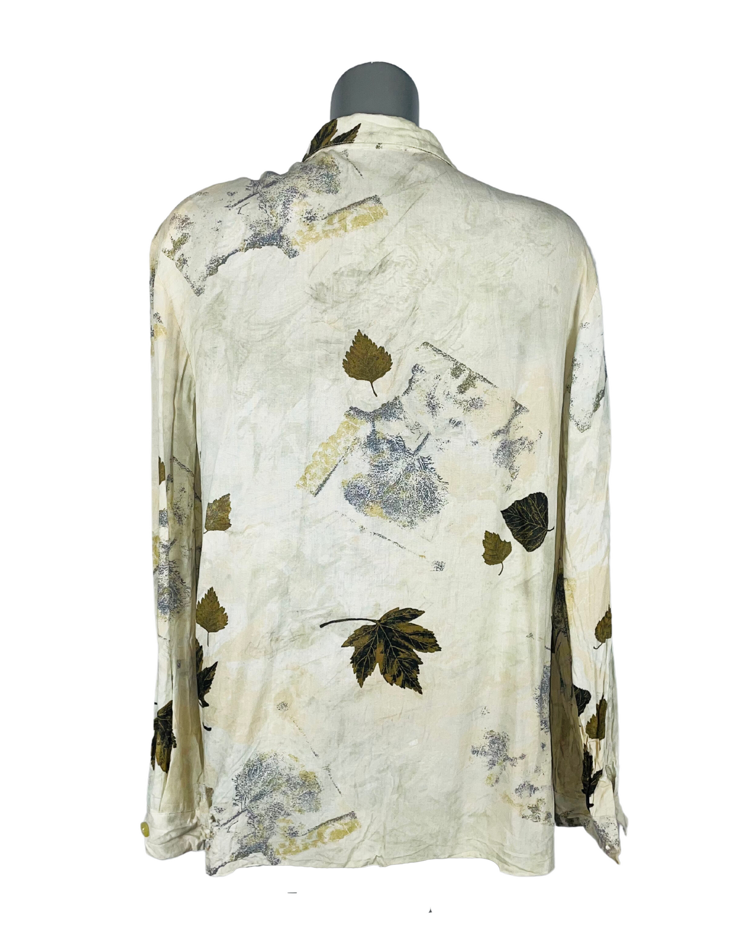 LEAF PATTERN BLOUSE SIZE 16
