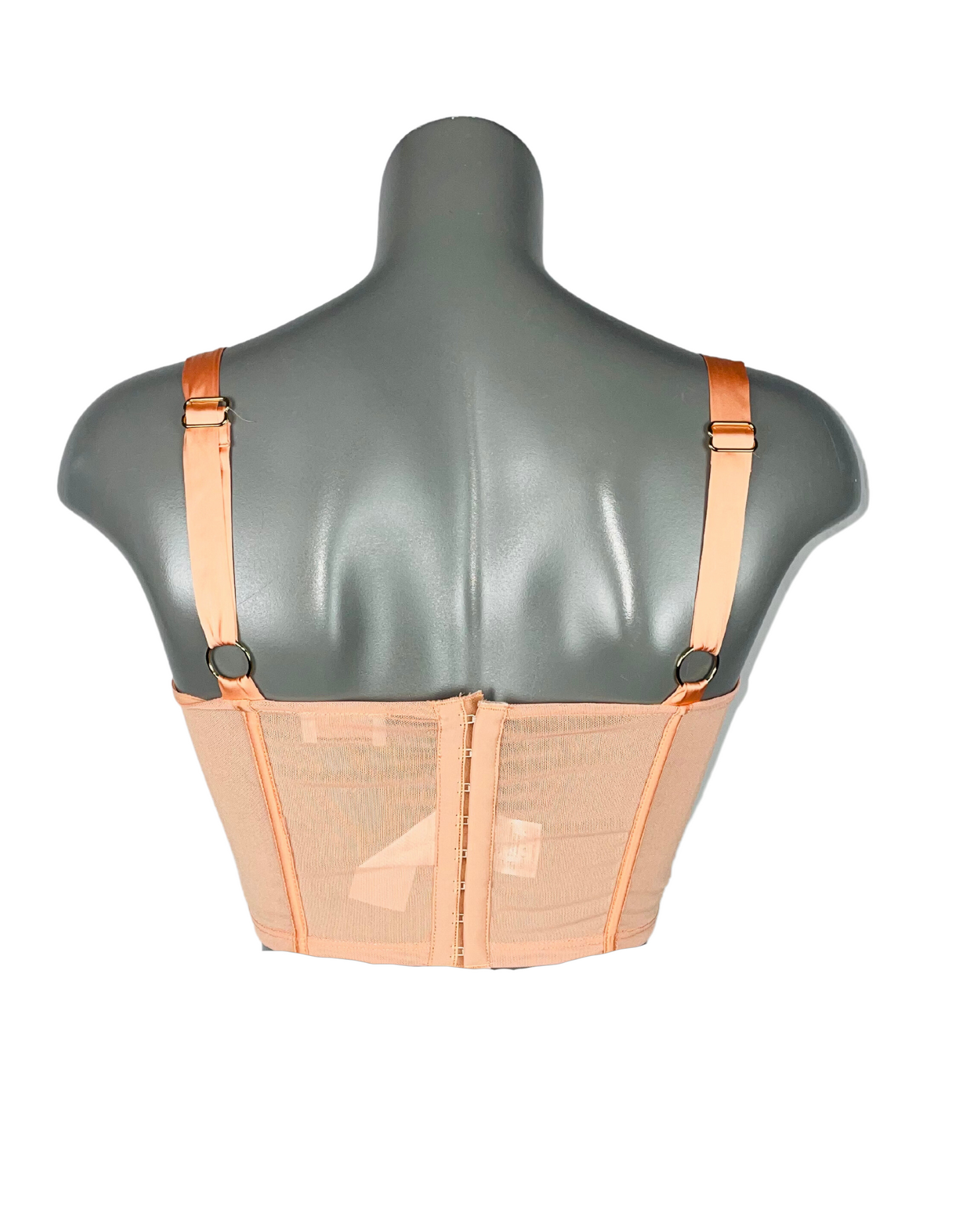 PINK OH POLLY CORSET TOP SIZE 8