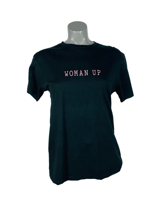 BLACK WOMAN UP T-SHIRT SMALL