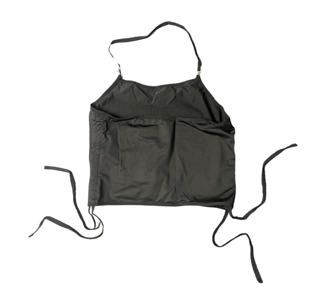 BLACK HALTERNECK - L