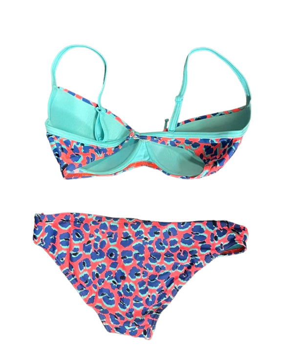 TROPICAL ANIMAL PRINT BIKINI - 34D / 10