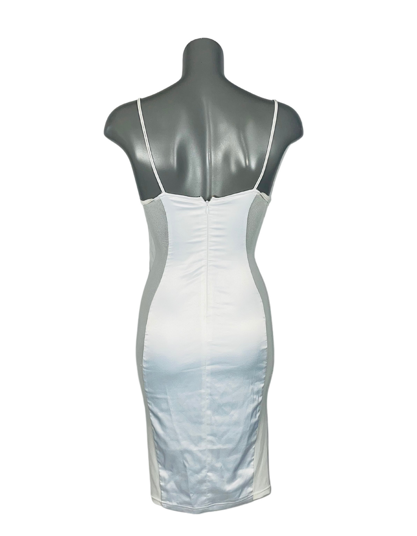 WHITE OH POLLY DRESS SIZE 10