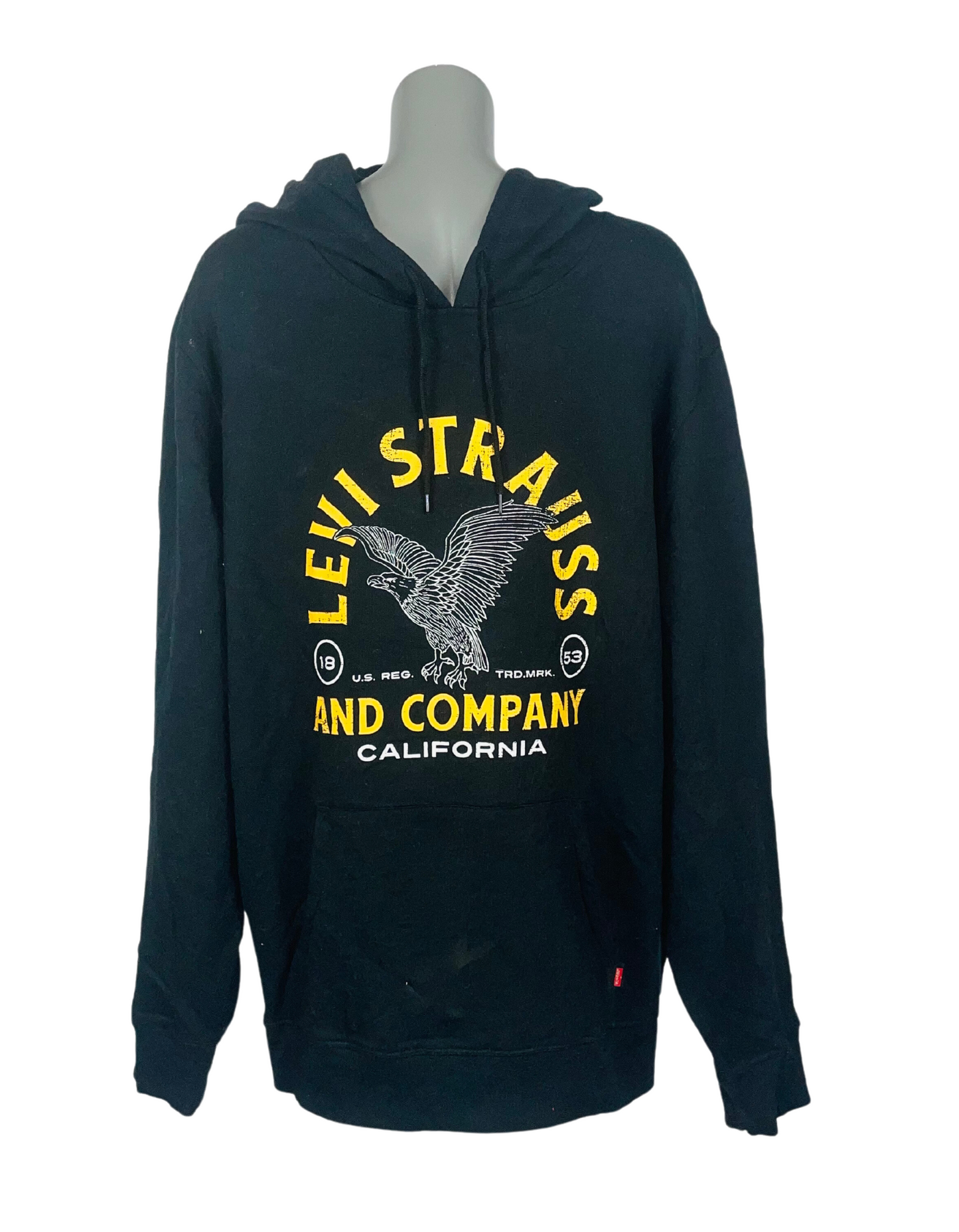 BLACK LEVIS HOODIE XXL