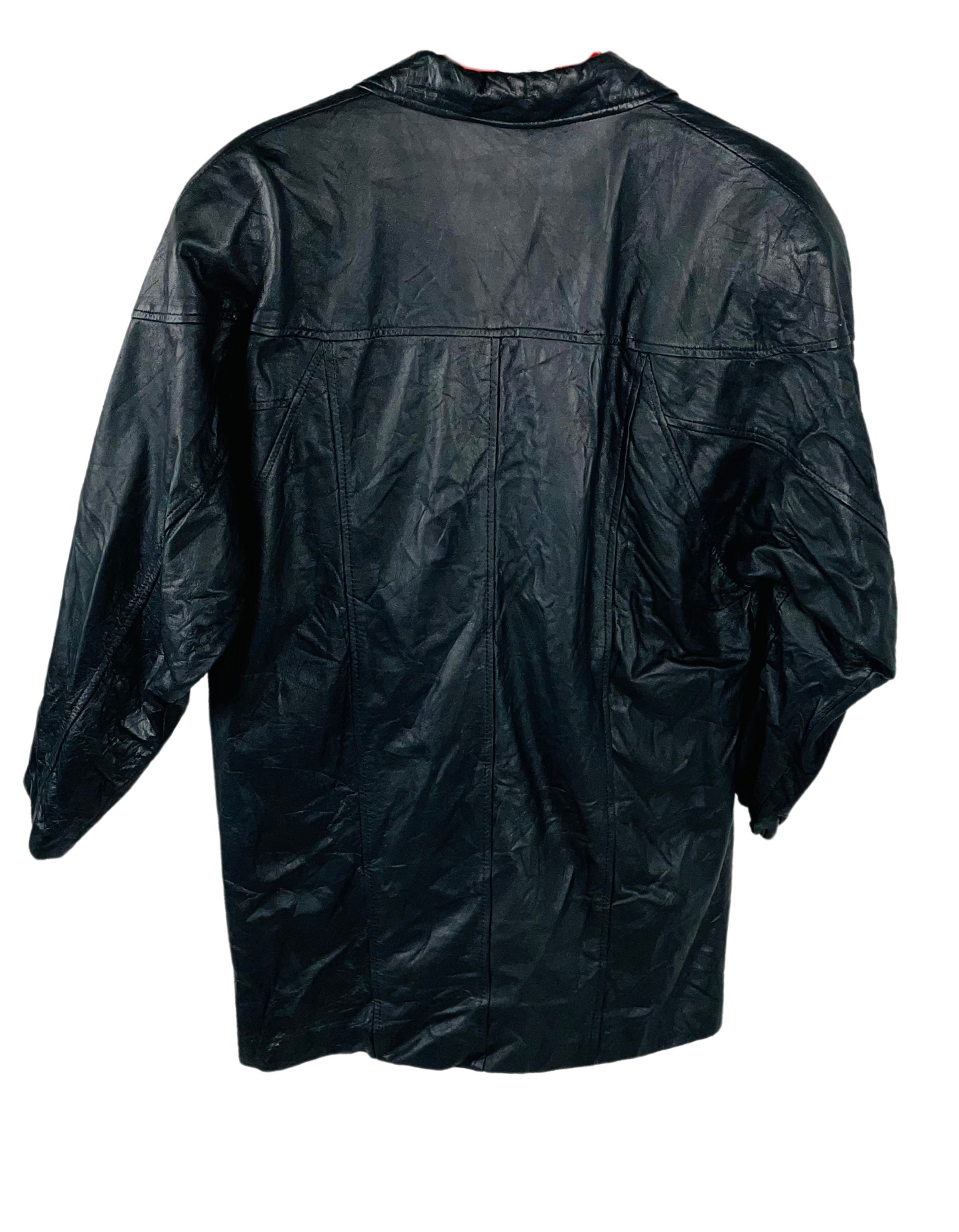 BLACK TOGETHERI GENUINE LEATHER JACKET SMALL