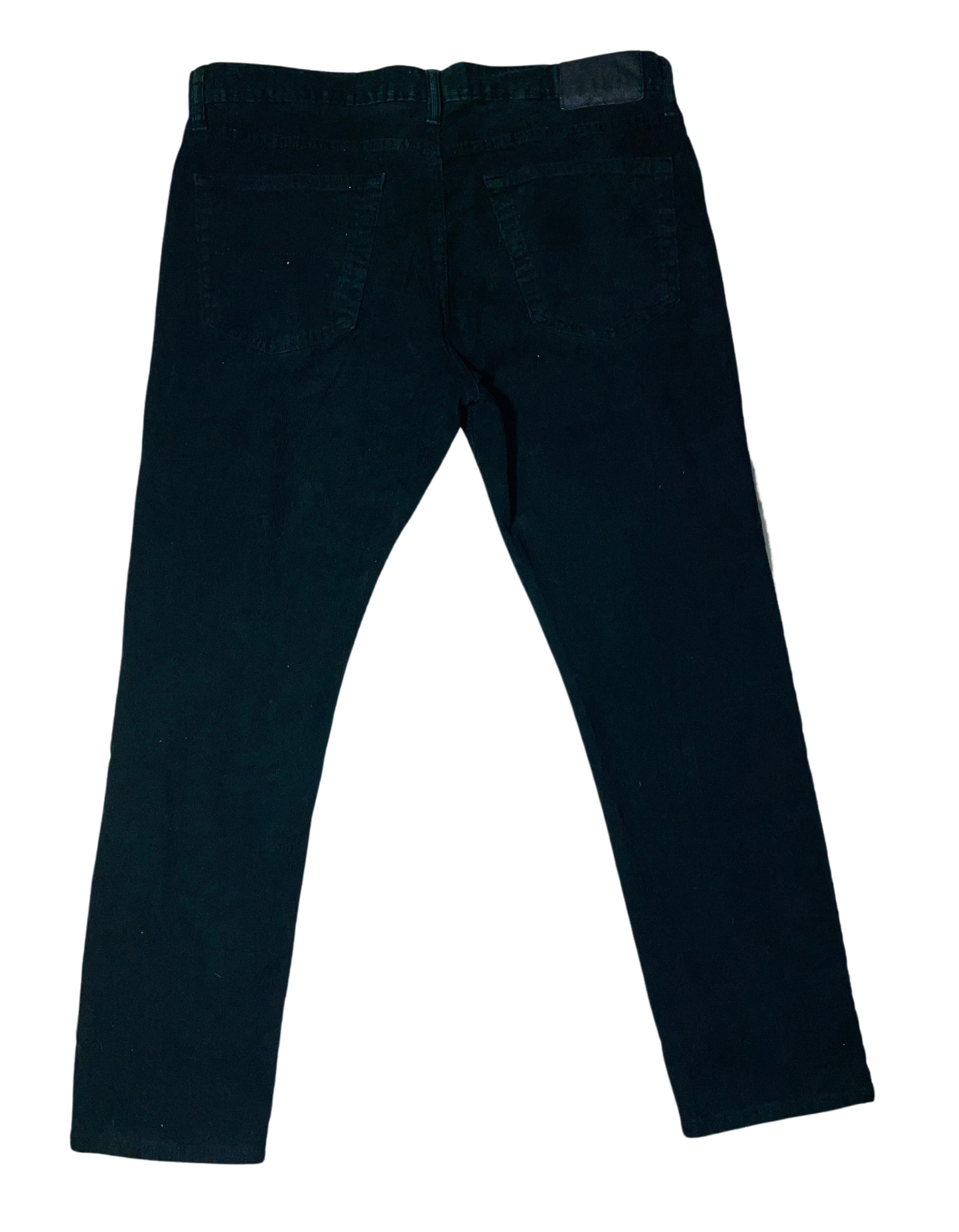 DARK GREEN CORDUROY TROUSERS (W38” L30”)