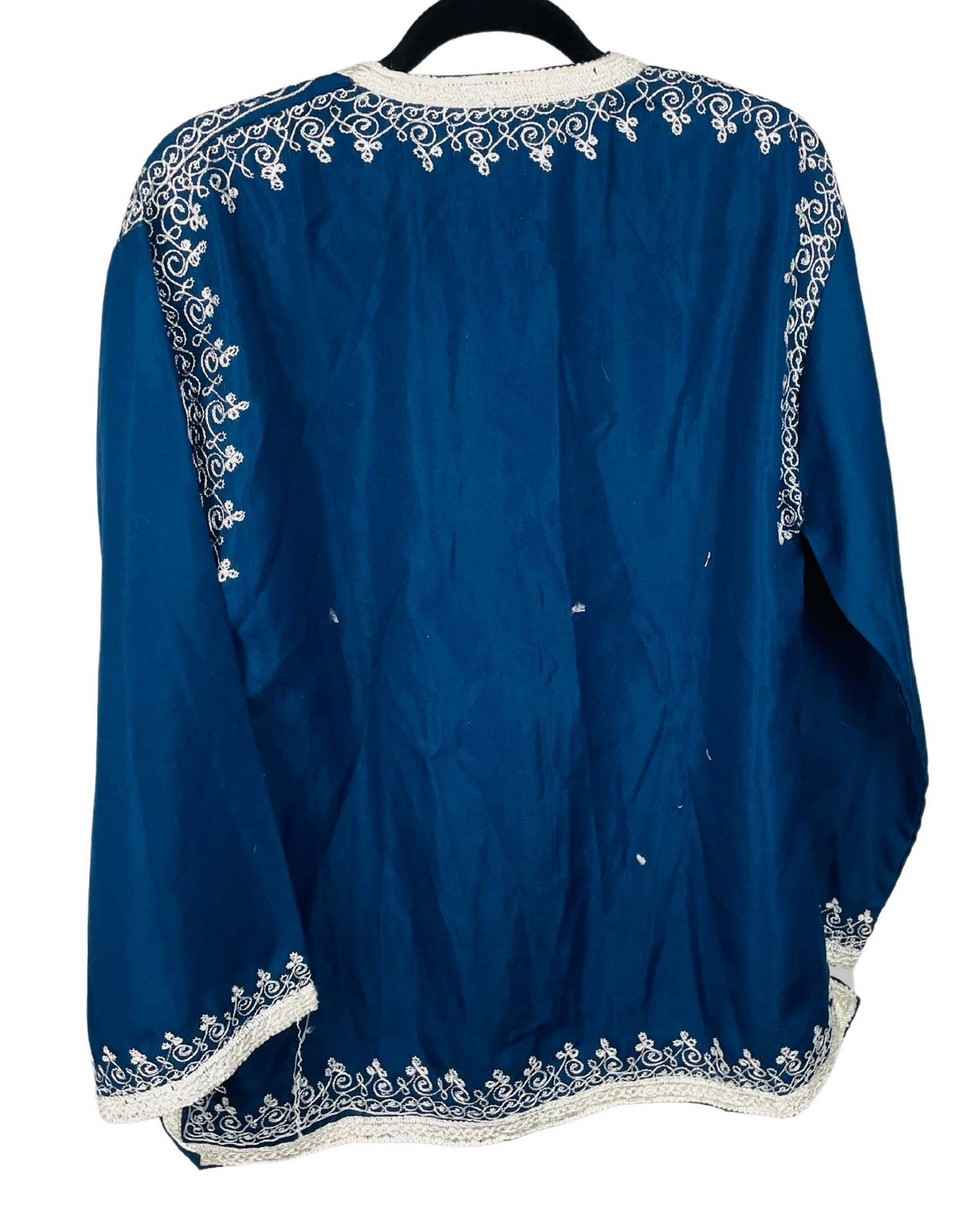 BLUE AND WHITE SHIRT LARGE