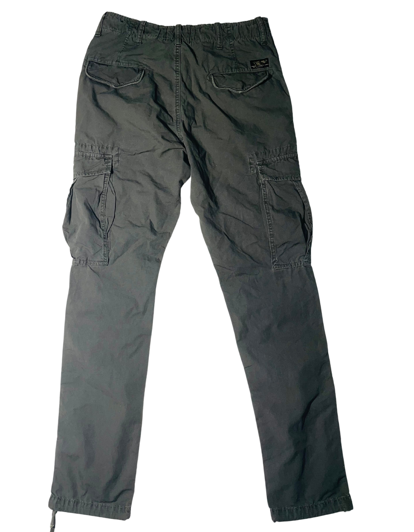 GREEN SUPERDRY CARGOS (W30” L32”)