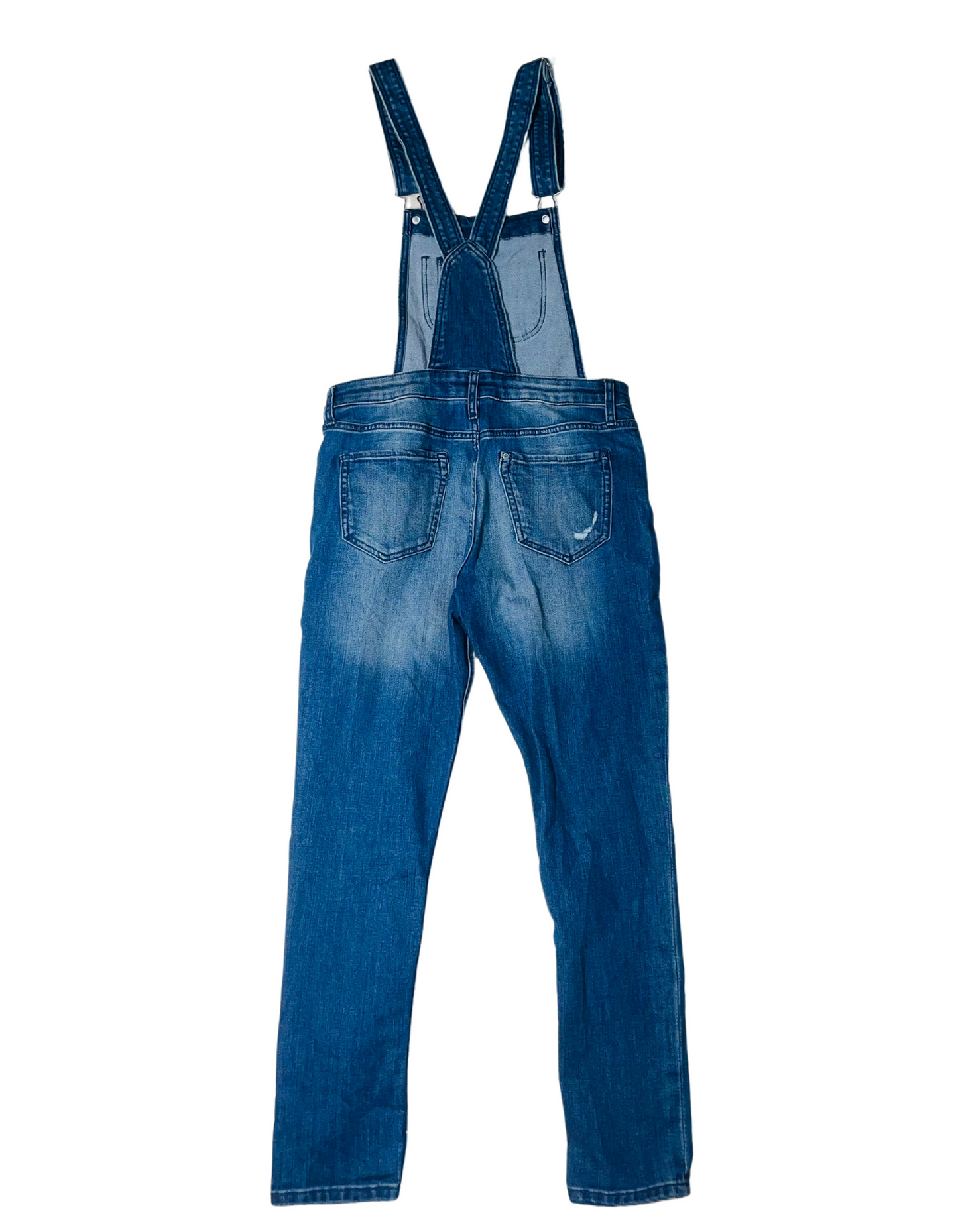 BLUE DENIM DUNGAREES W30” L26”