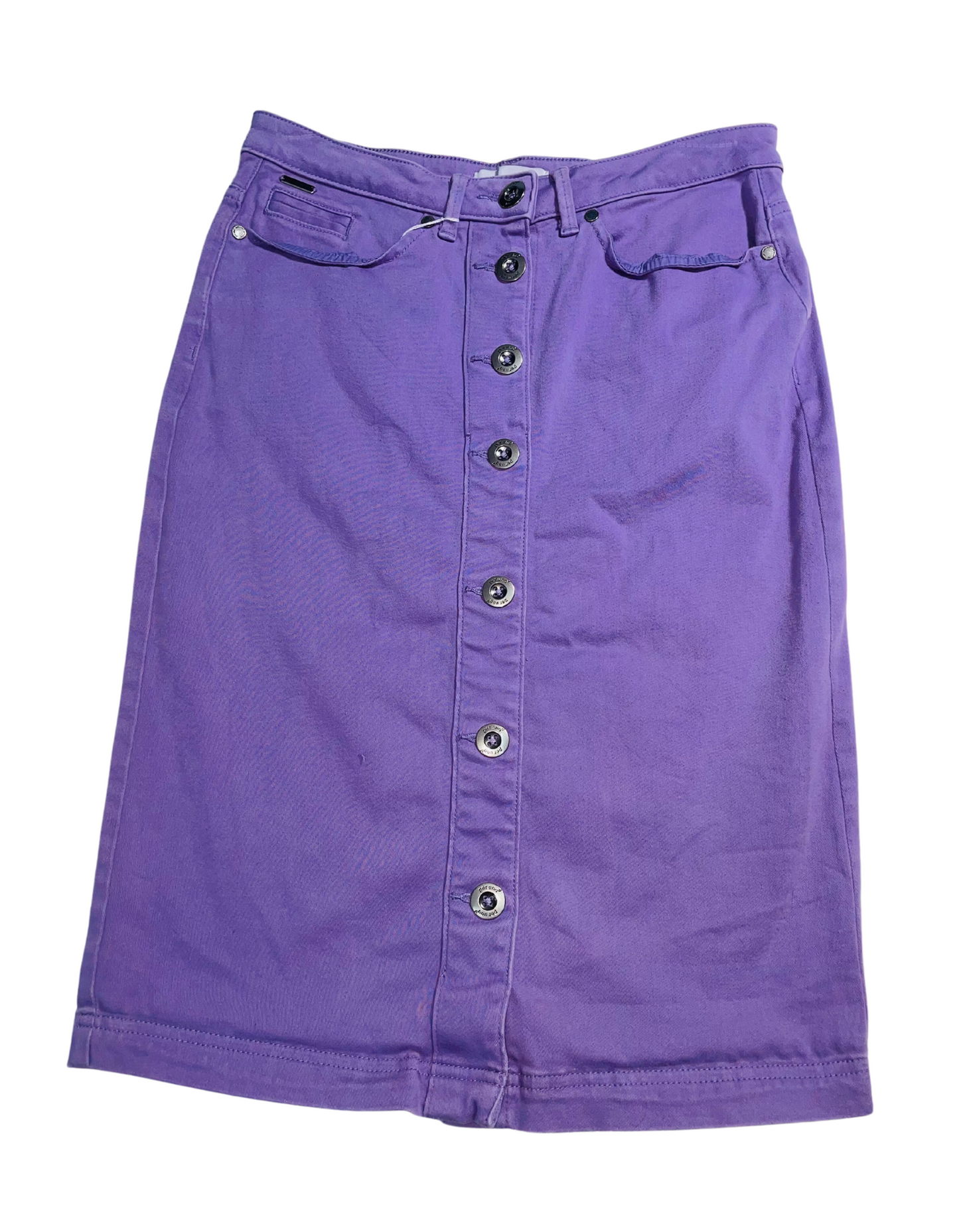 PER UNA PURPLE DENIM SKIRT SIZE 12