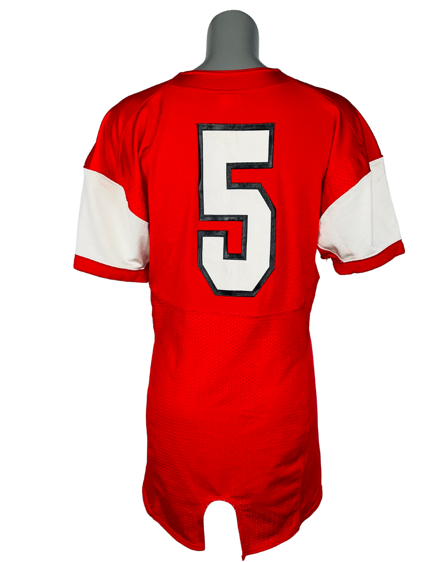 RED NIKE AMERICAN FOOTBALL T-SHIRT MEDIUM