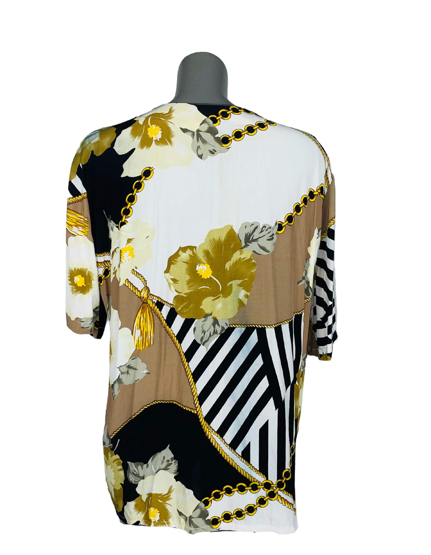 MULTI COLOURED BLOUSE XL