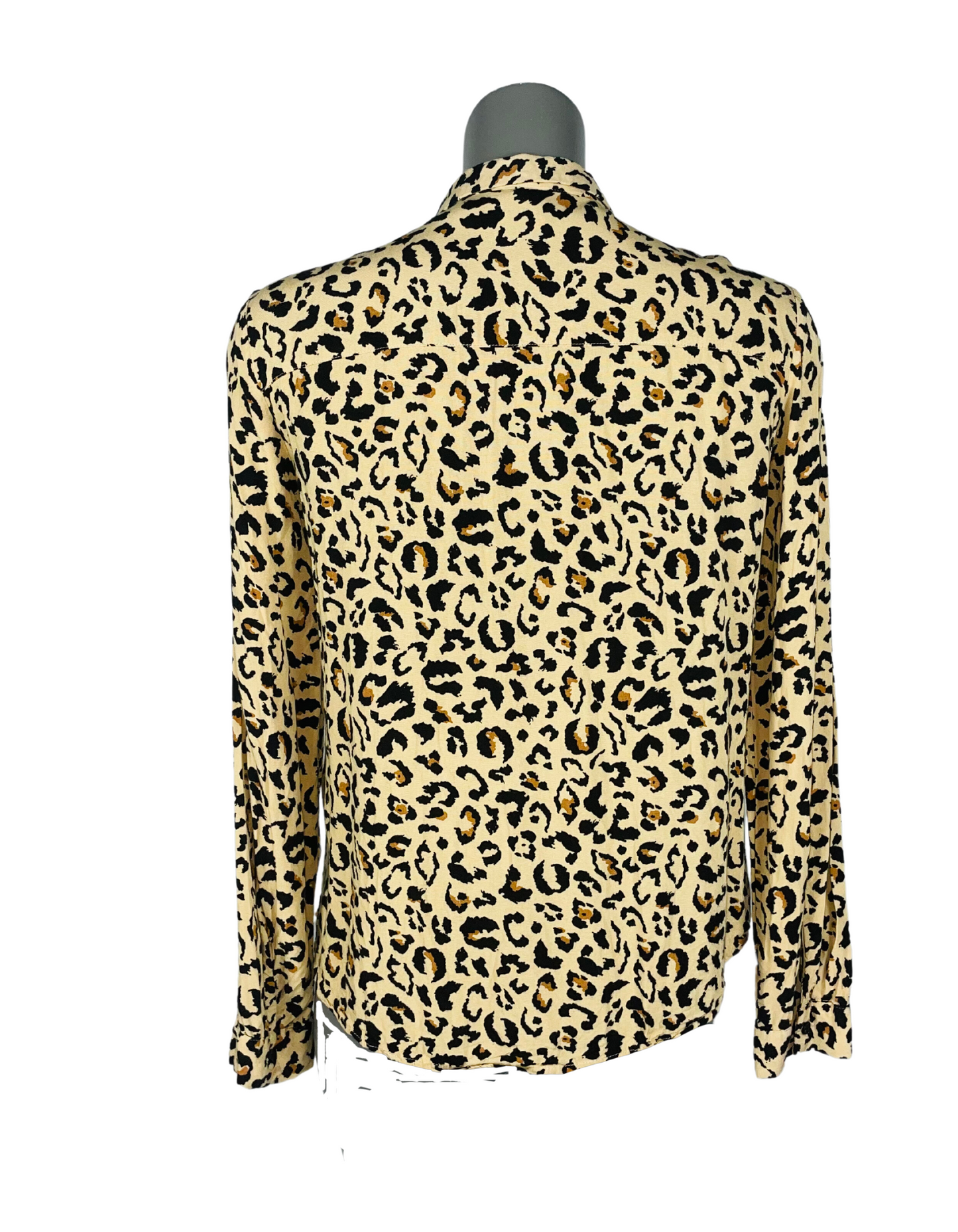 ANIMAL PRINT BLOUSE SMALL