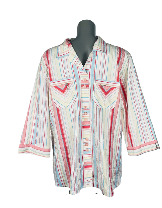 DOMITEX COLOURFUL SHIRT XL