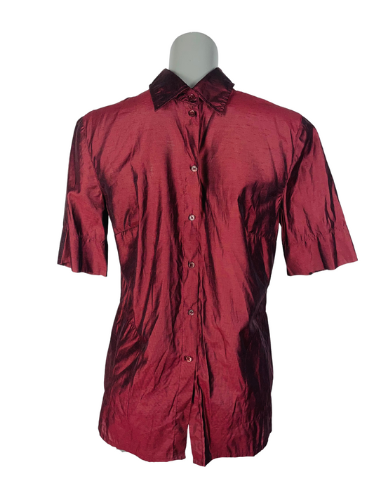 BURGUNDY SHIRT BETTY BARCLAY MEDIUM