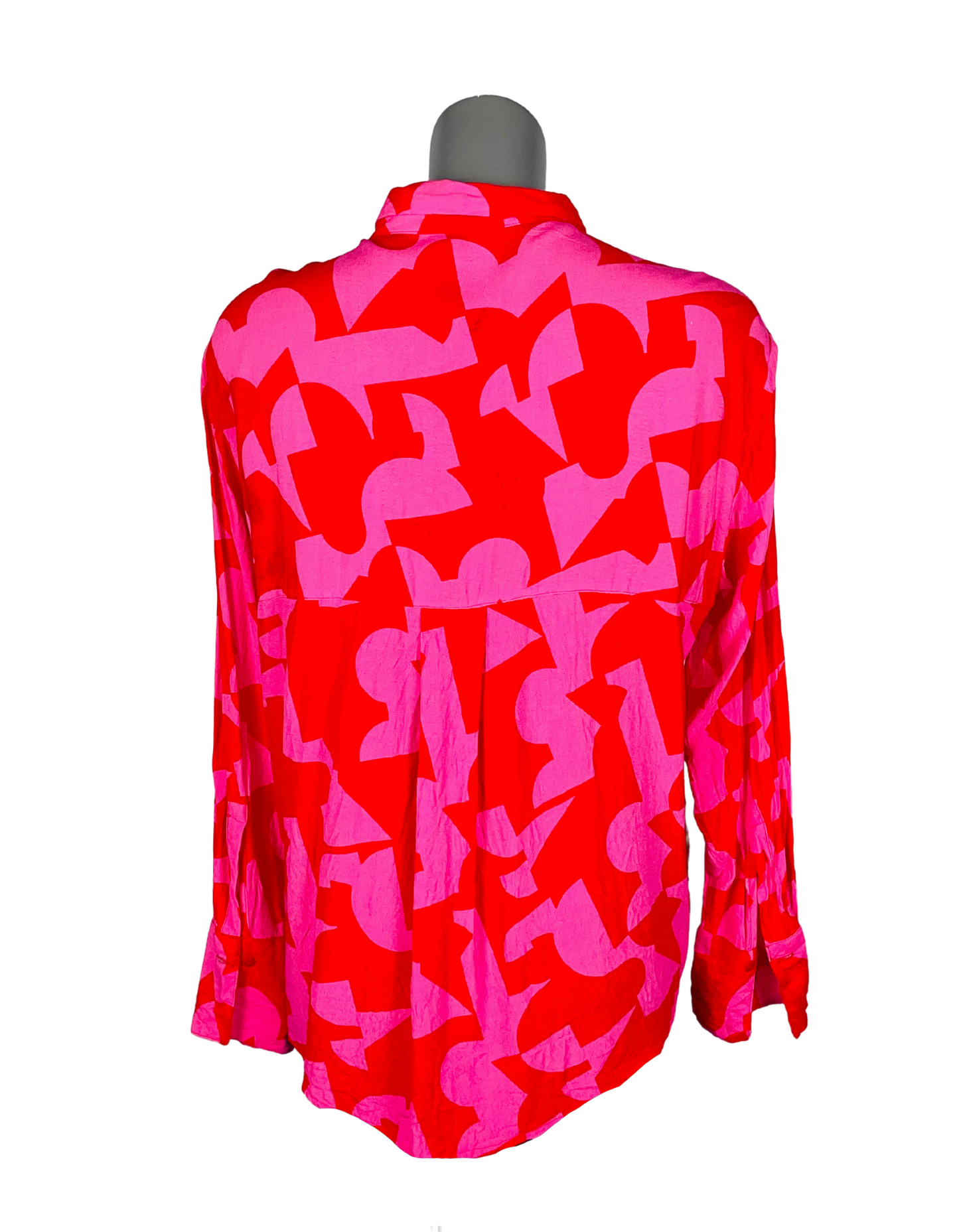 PINK AND RED CANDA BLOUSE XL