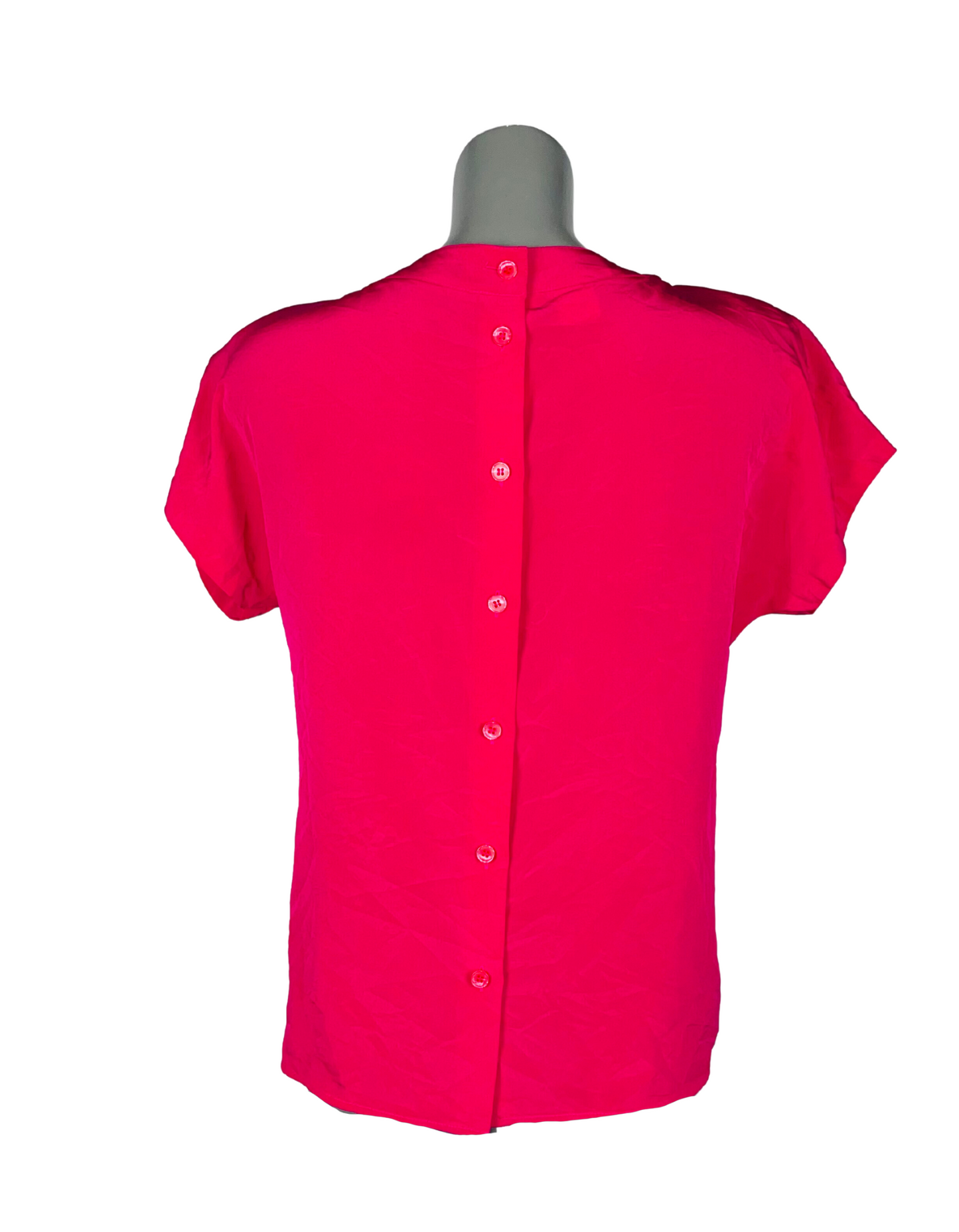 PINK LIA CLAIBORNE BLOUSE PETITE SIZE 8