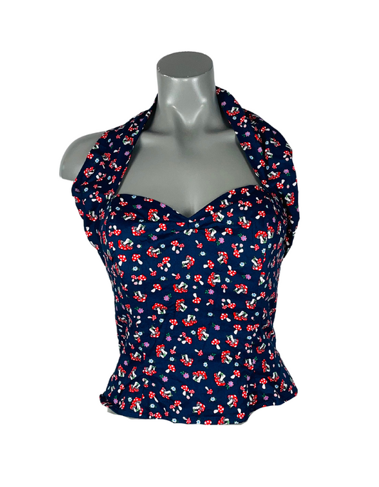 VIVIEN HOLLOWAY HALTER NECK TOP SIZE 14