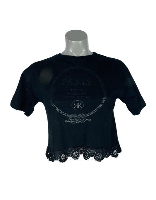 CROPPED RIVER ISLAND T-SHIRT SMALL