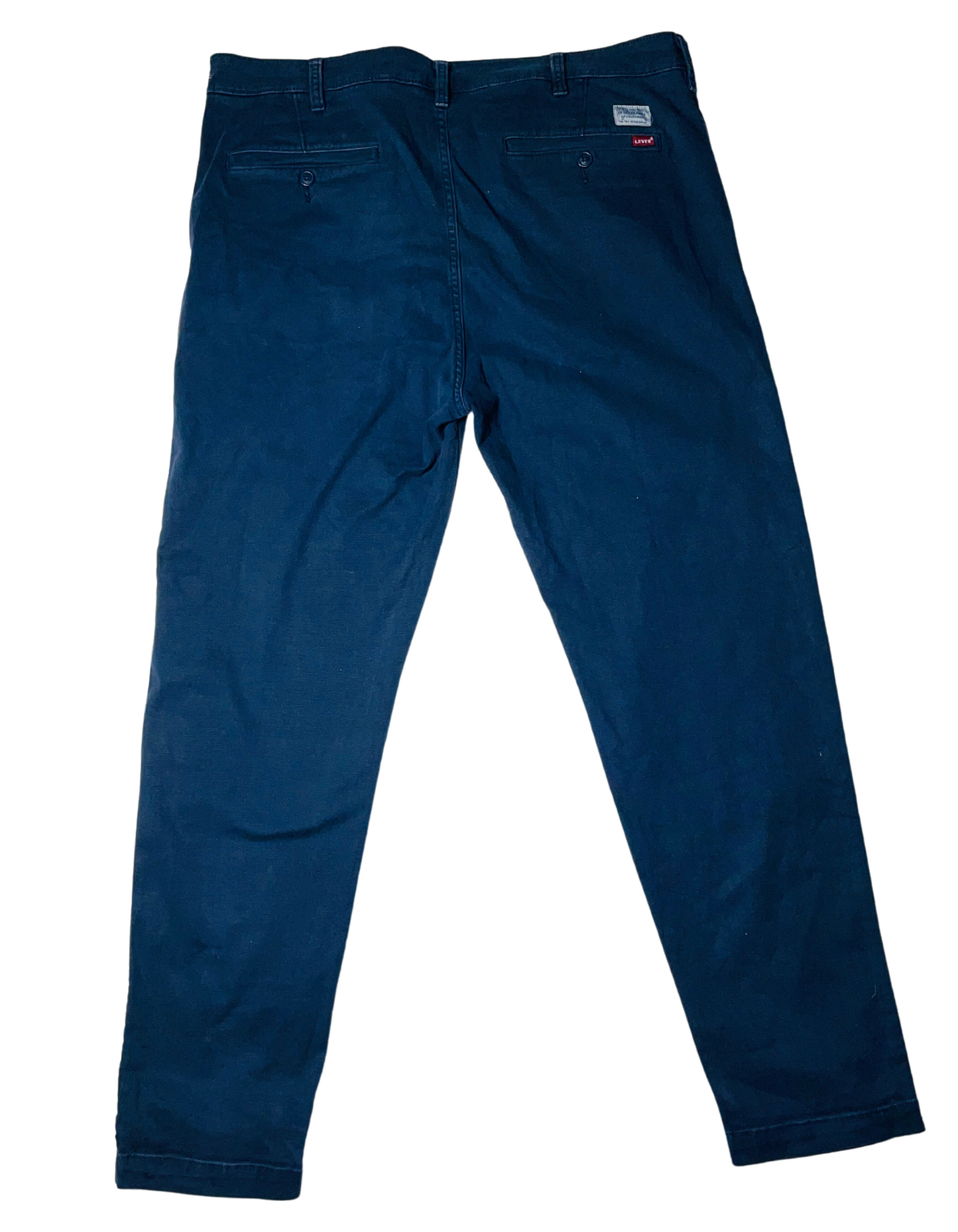 BLUE LEVI CHINO TROUSERS (W40” L32”)