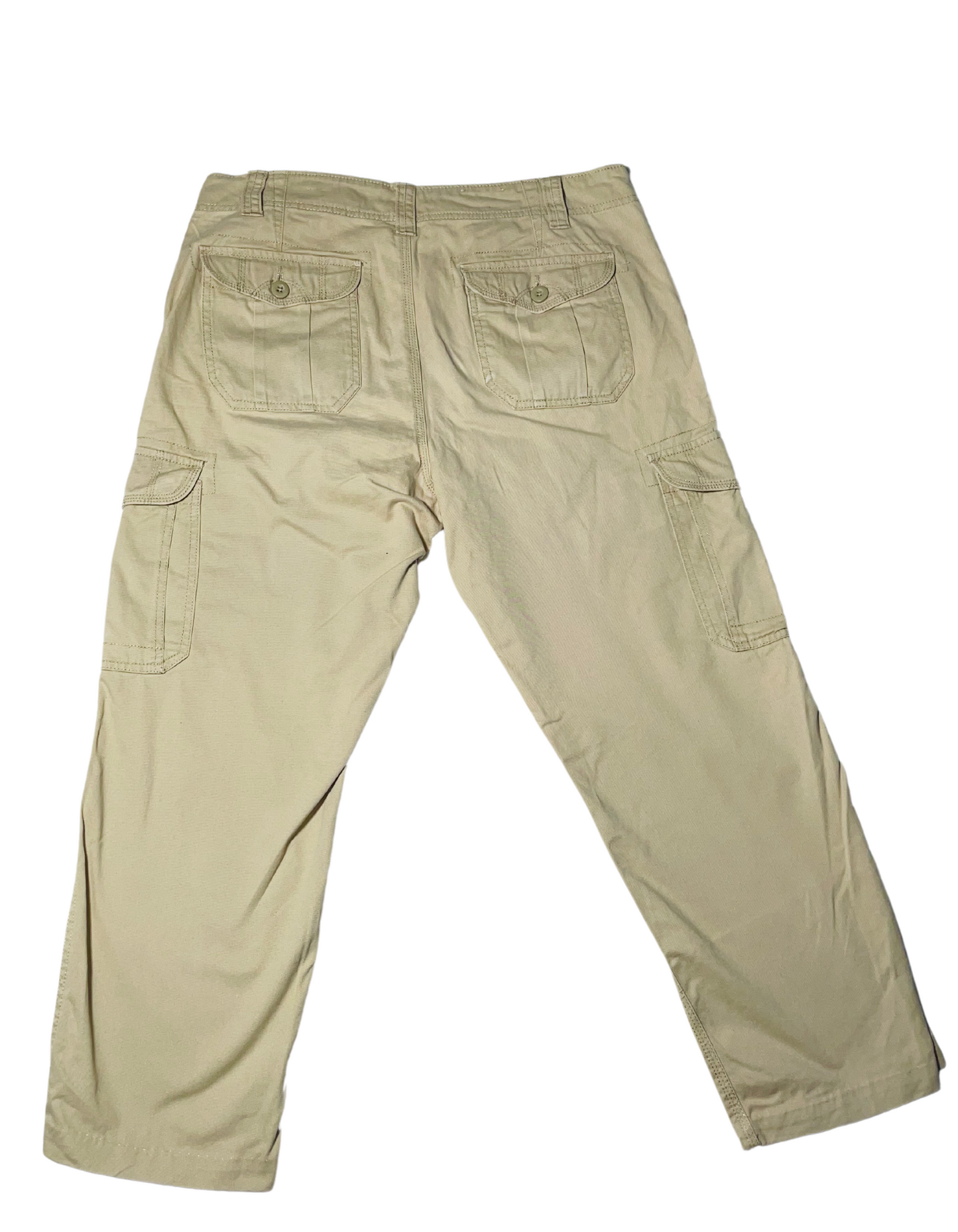 BEIGE CARGOS (W34” L30”)
