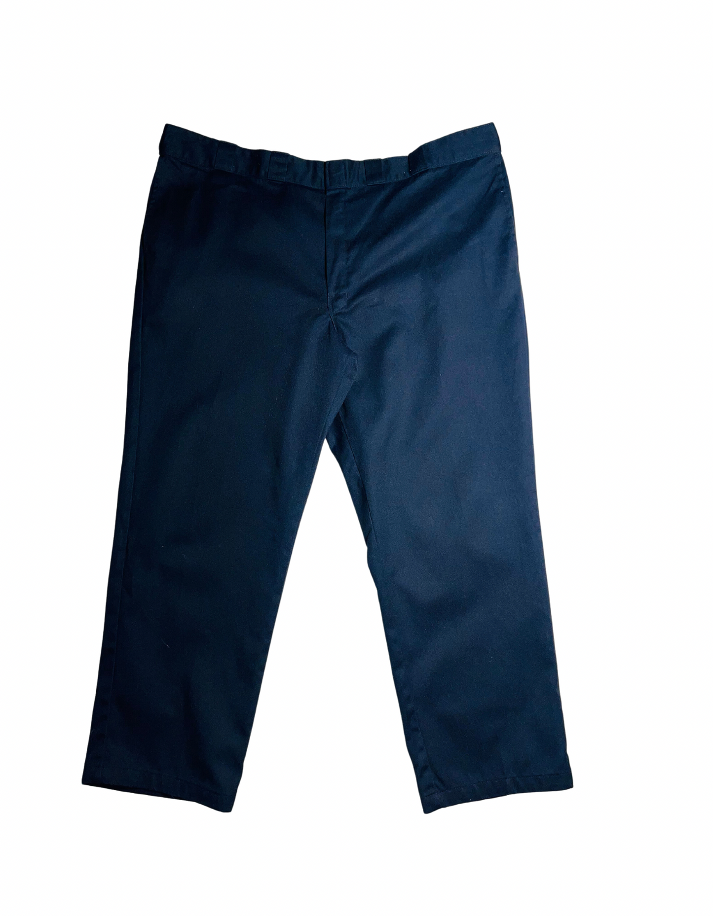DICKIES BLACK TROUSERS (W46)(L30)