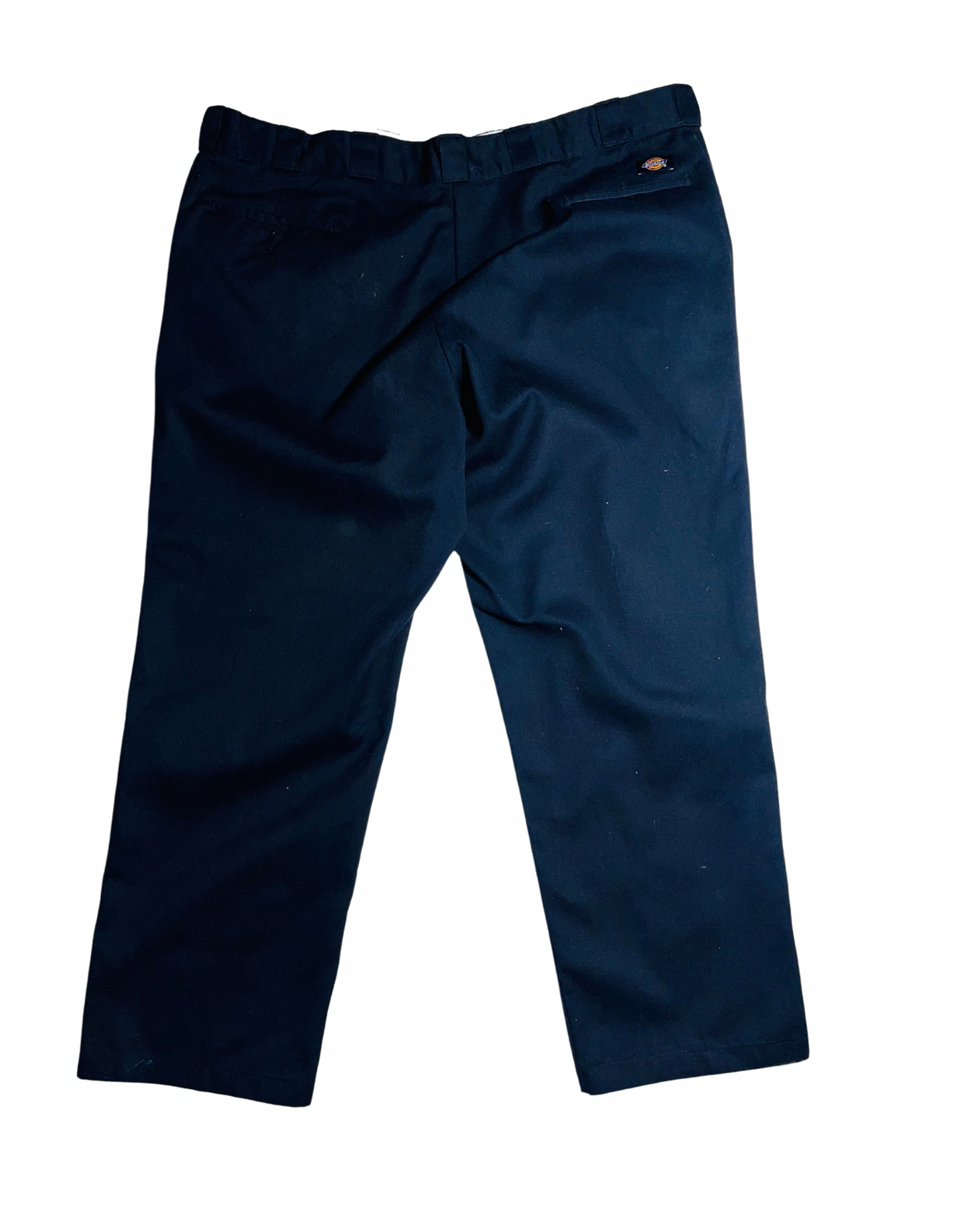 DICKIES BLACK TROUSERS (W46)(L30)