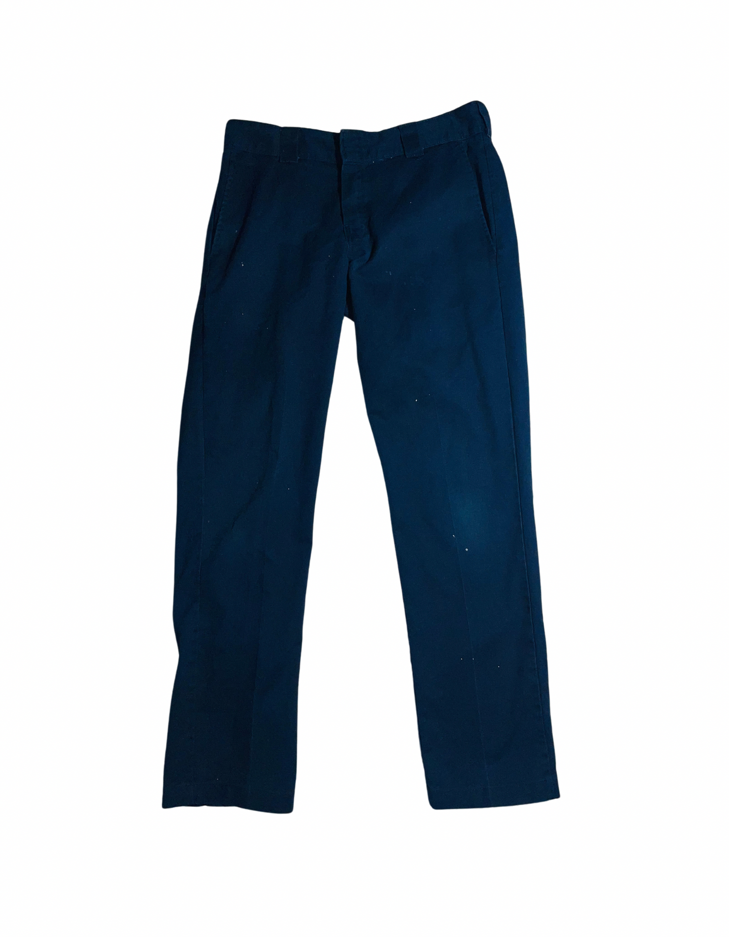 DICKIES NAVY TROUSERS (W32)(L32)