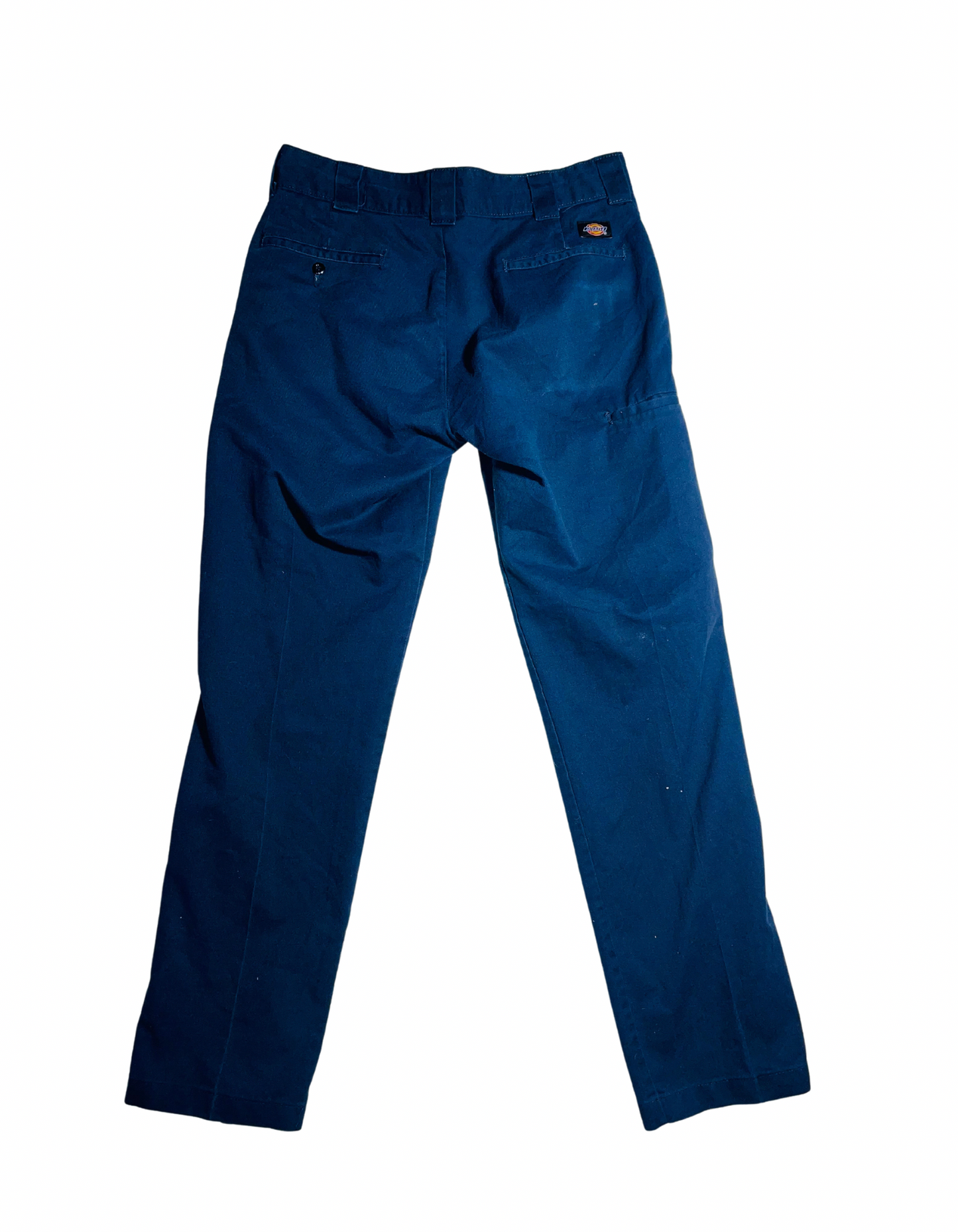 DICKIES NAVY TROUSERS (W32)(L32)