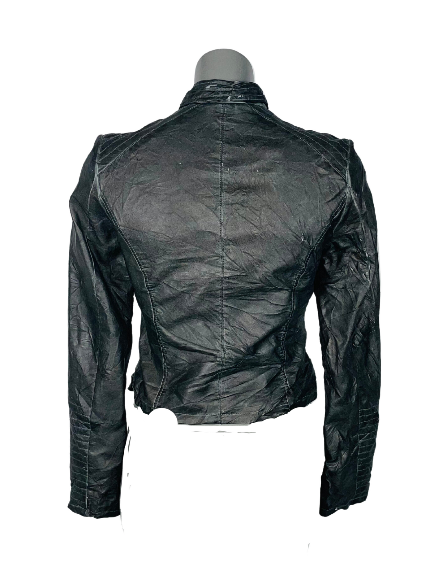 LEATHER JACKET BB DAKOTA GREY XS