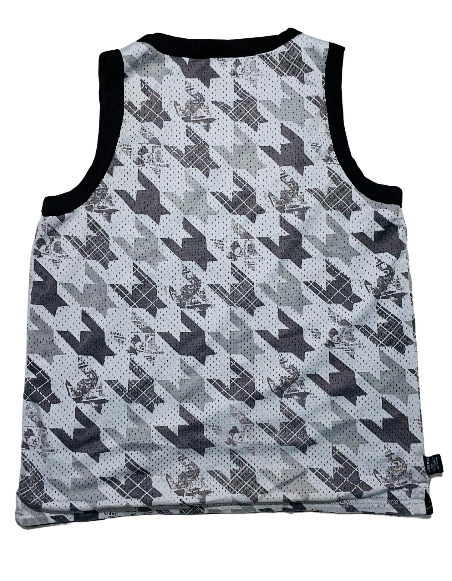 NFL BLACK AND GREY JERSEY VEST MEDIUM