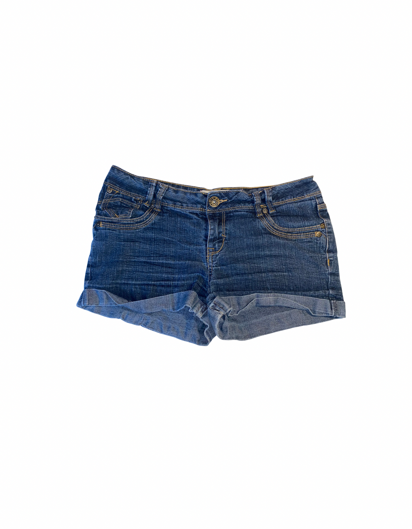 BLUE DENIM SHORTS