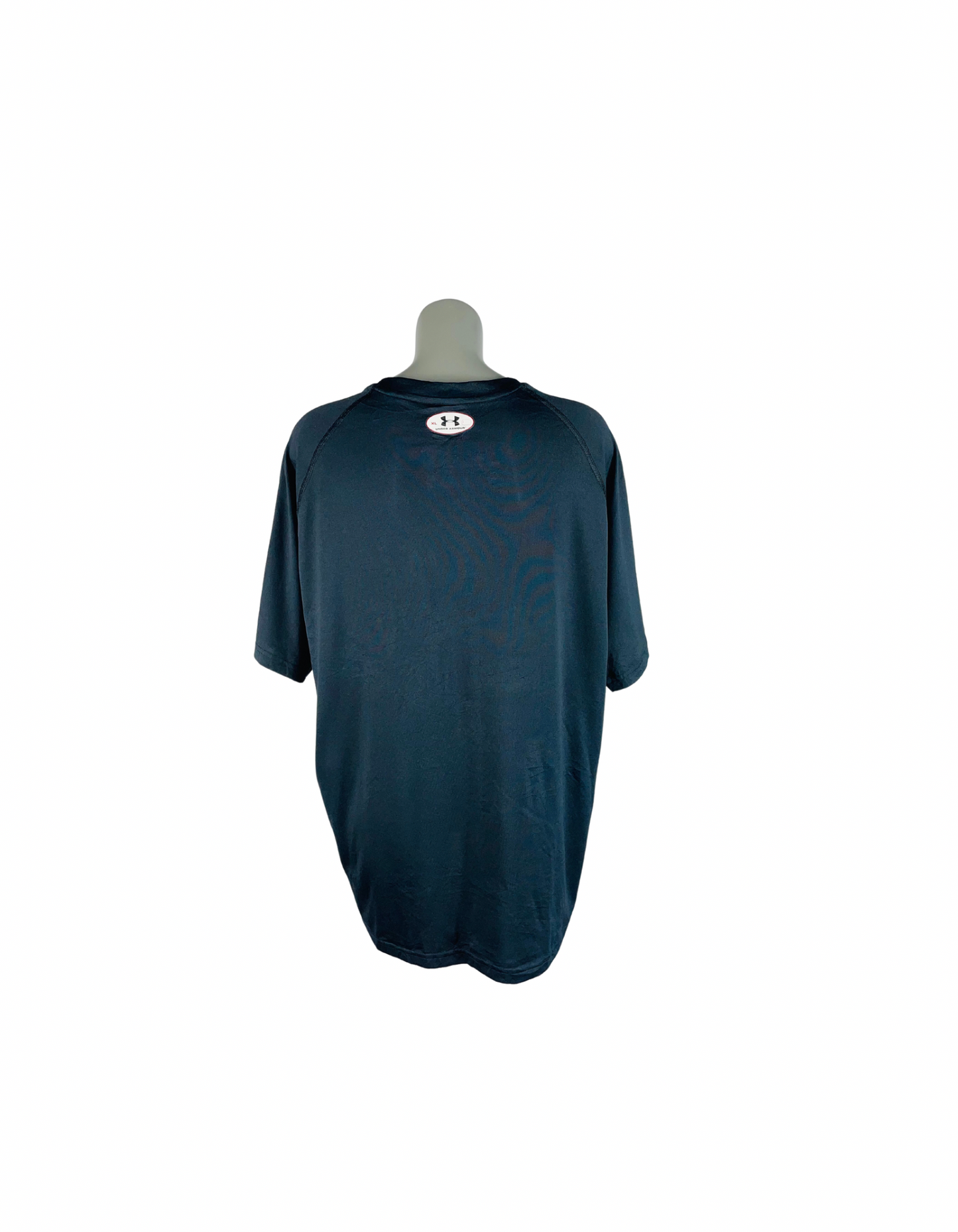 BLACK AND GREEN UNDER ARMOUR T-SHIRT XL