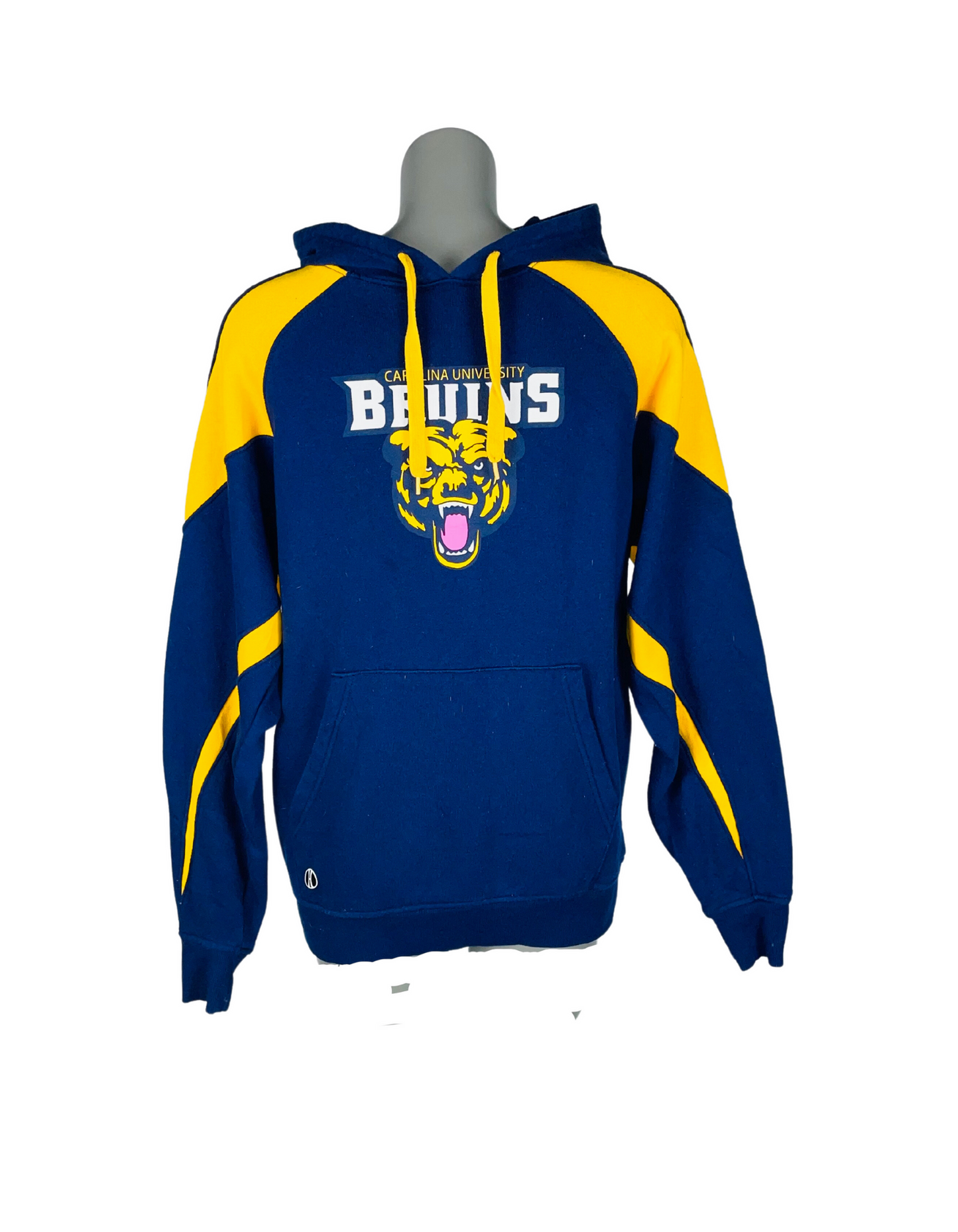 HOLLOWAY BLUE AND YELLOW HOODIE SMALL