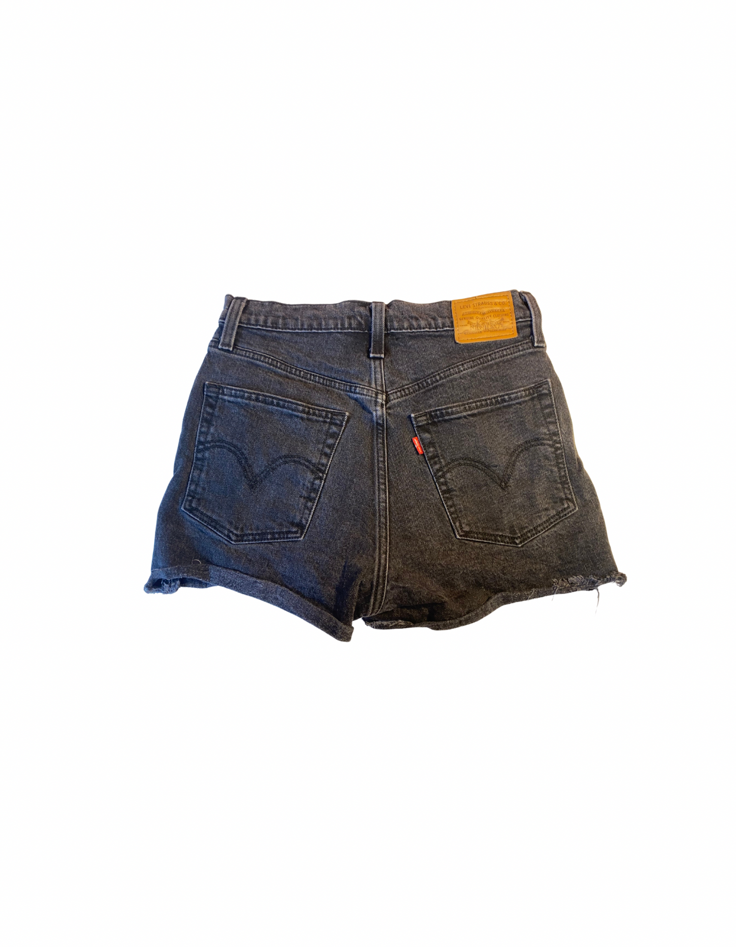 BLACK LEVIS PREMIUM DENIM SHORTS