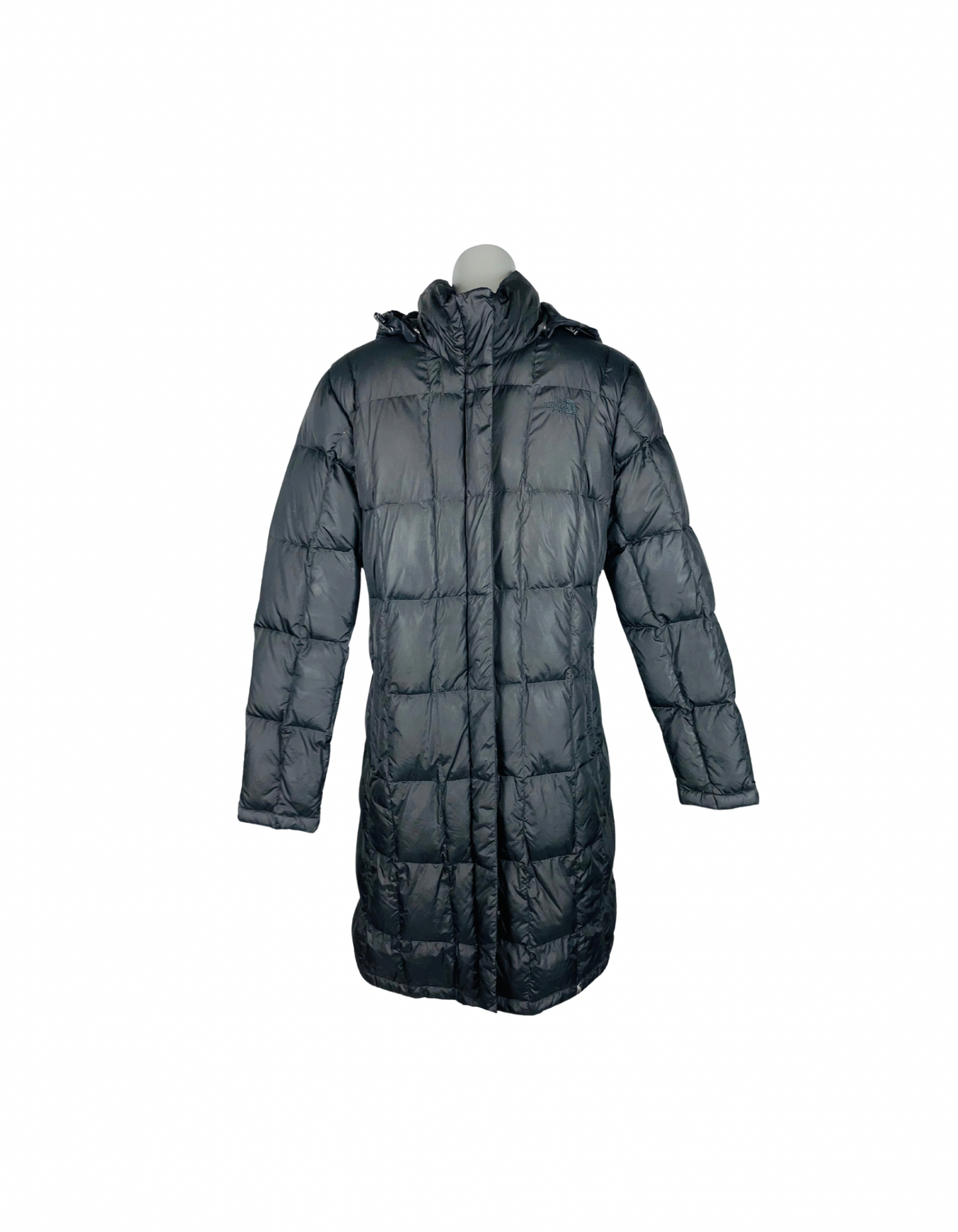 THE NORTH FACE LONG BLACK COAT LARGE