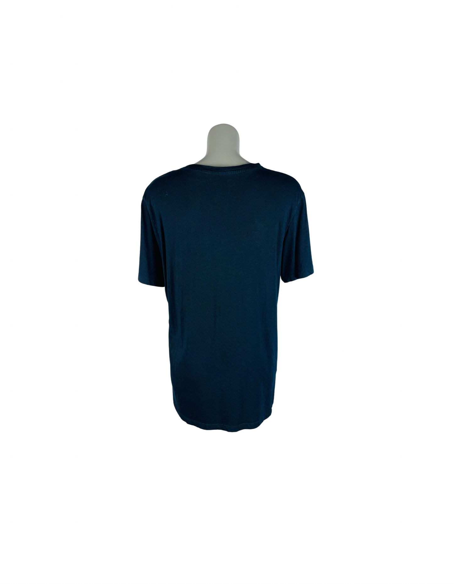 BLUE AND GREY JACK AND JONES T-SHIRT MEDIUM