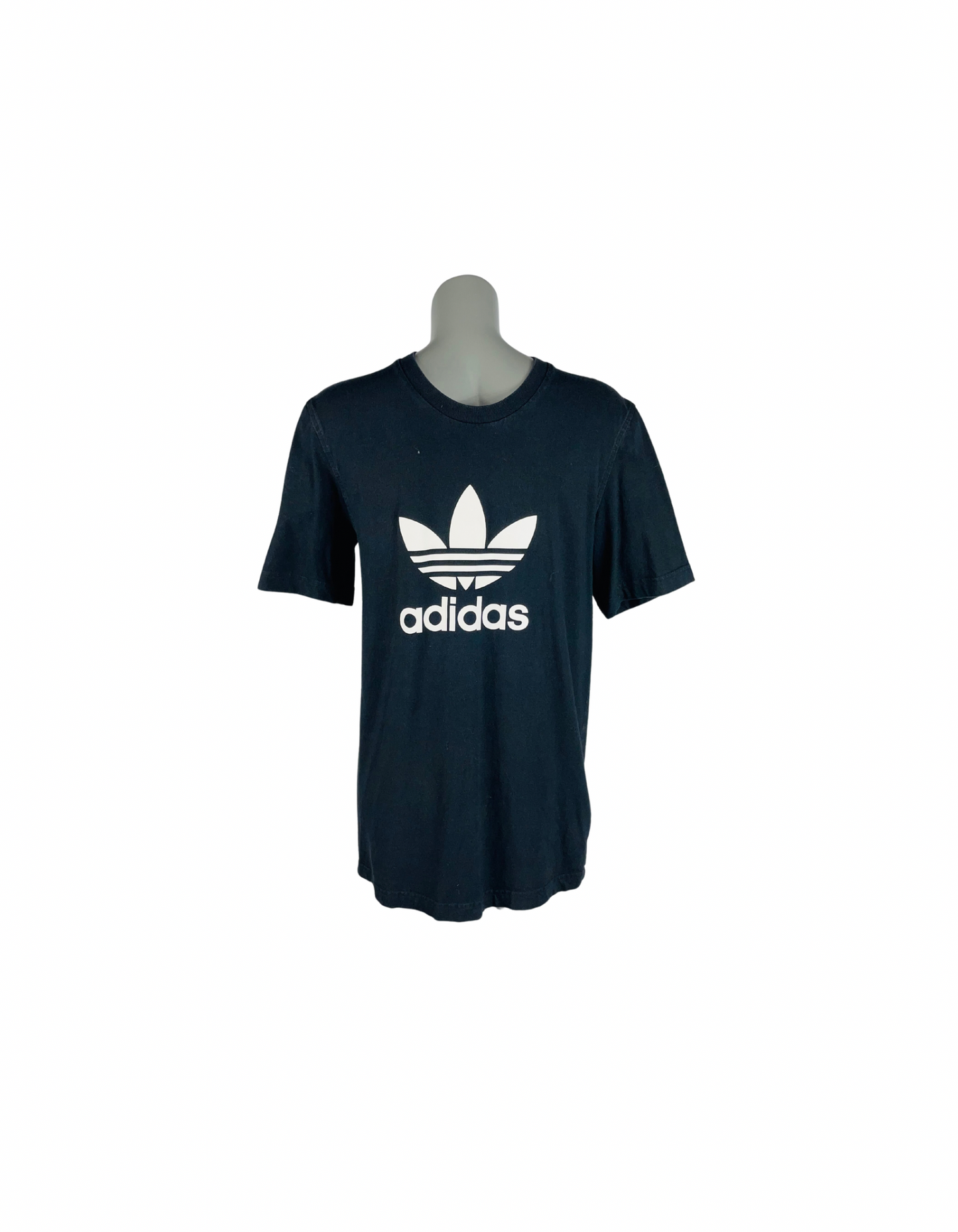 BLACK AND WHITE ADIDAS T-SHIRT SMALL