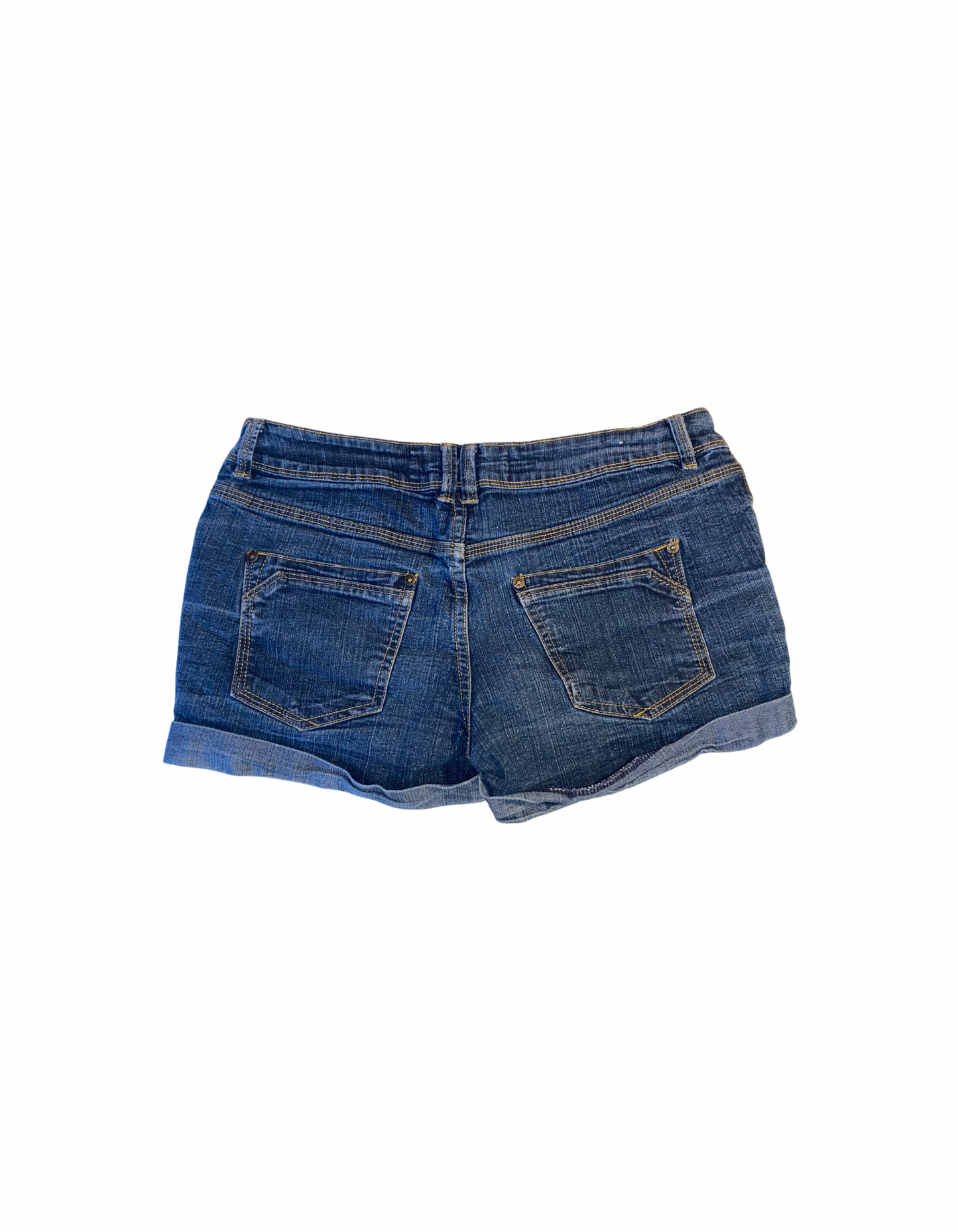 BLUE DENIM SHORTS