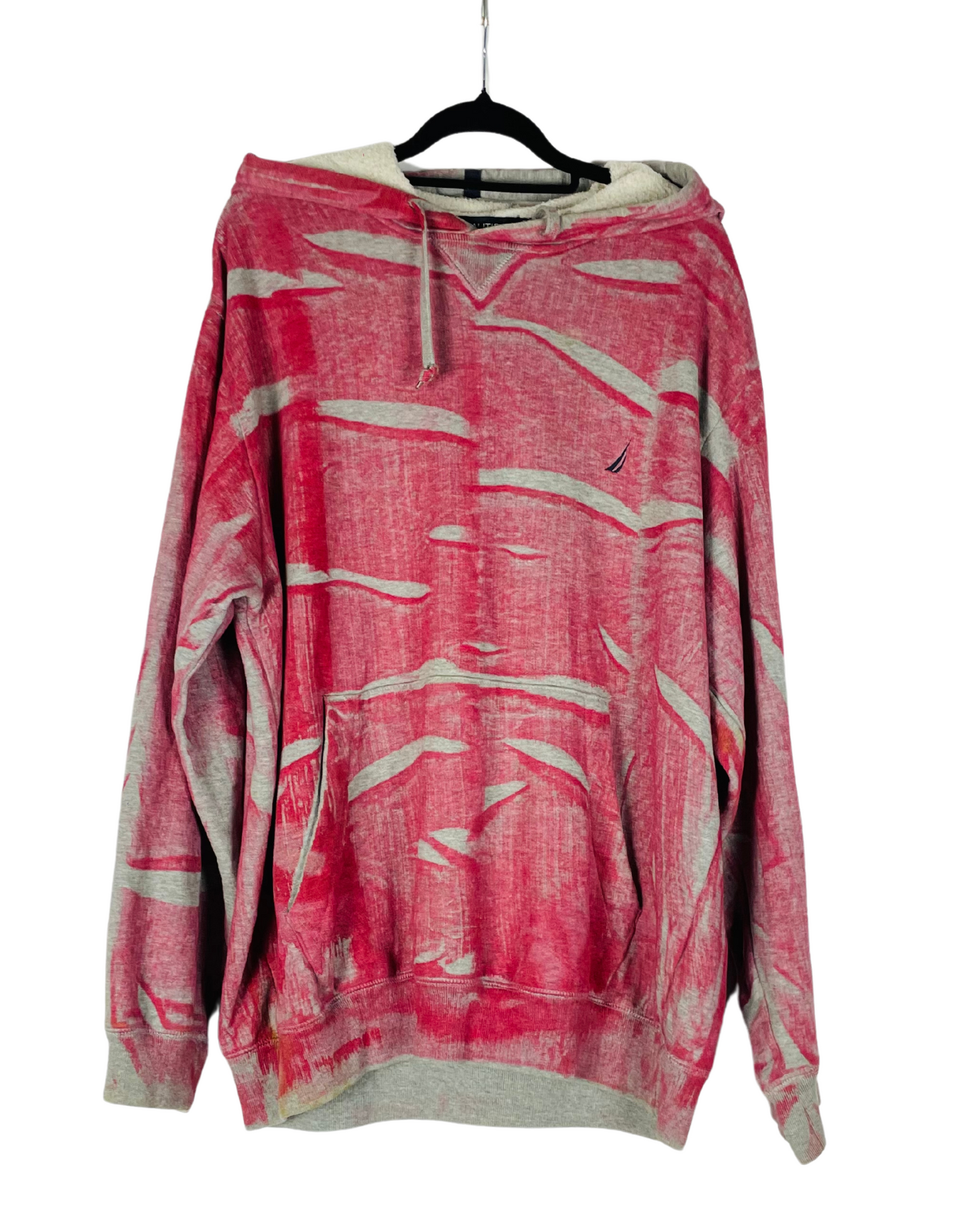 TIE DYE NAUTICA HOODIE LARGE