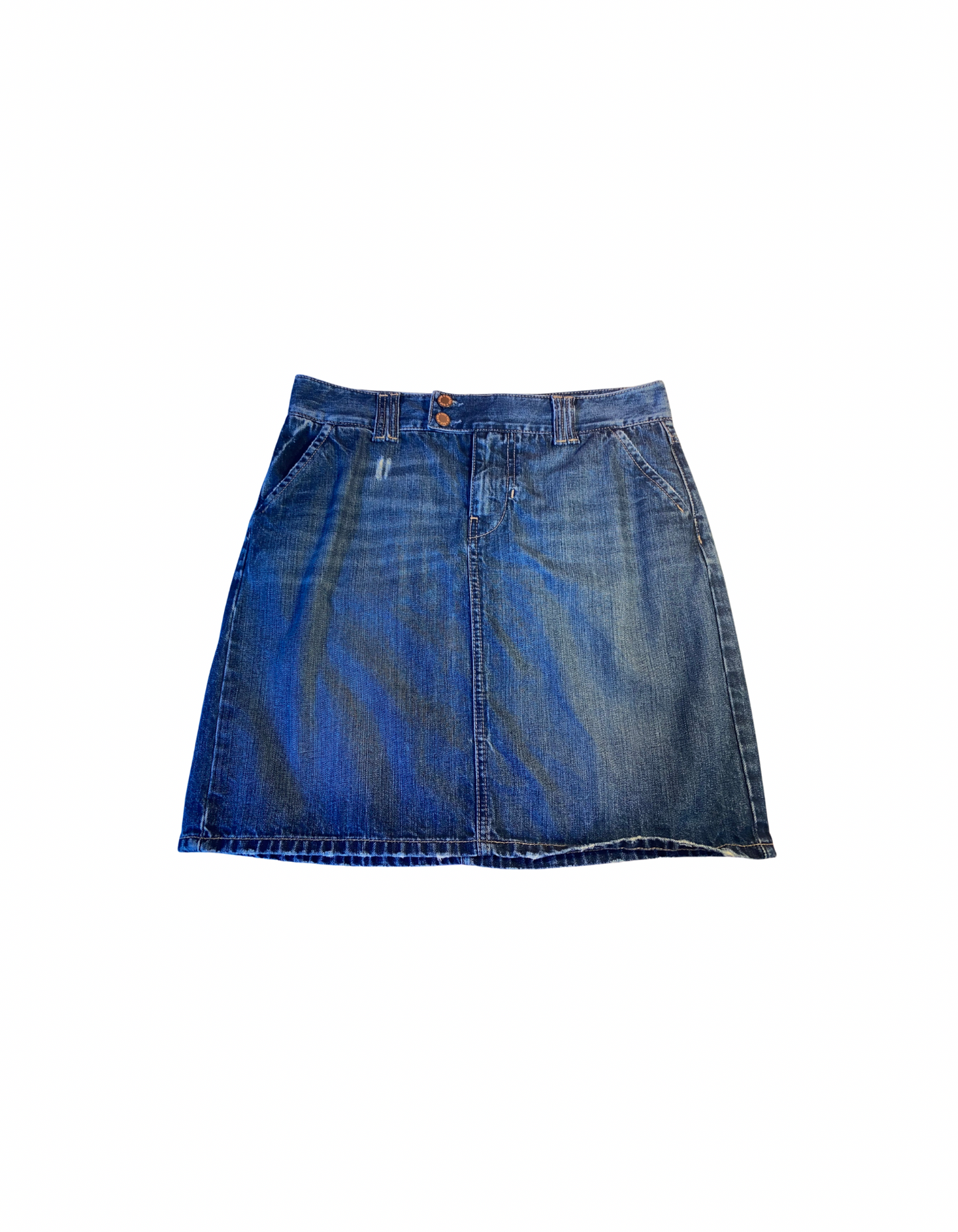 BLUE GAP DENIM SKIRT
