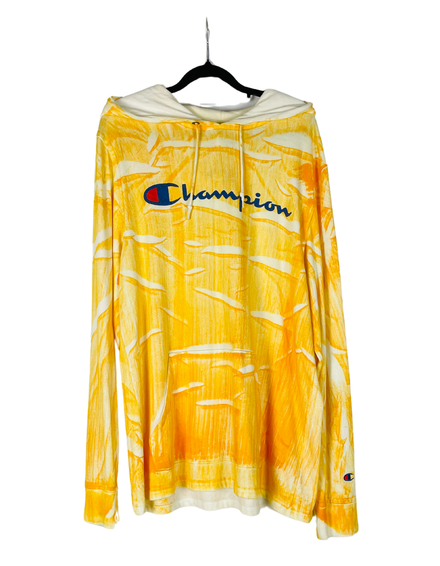 TIE DYE CHAMPION HOODIE MEDIUM