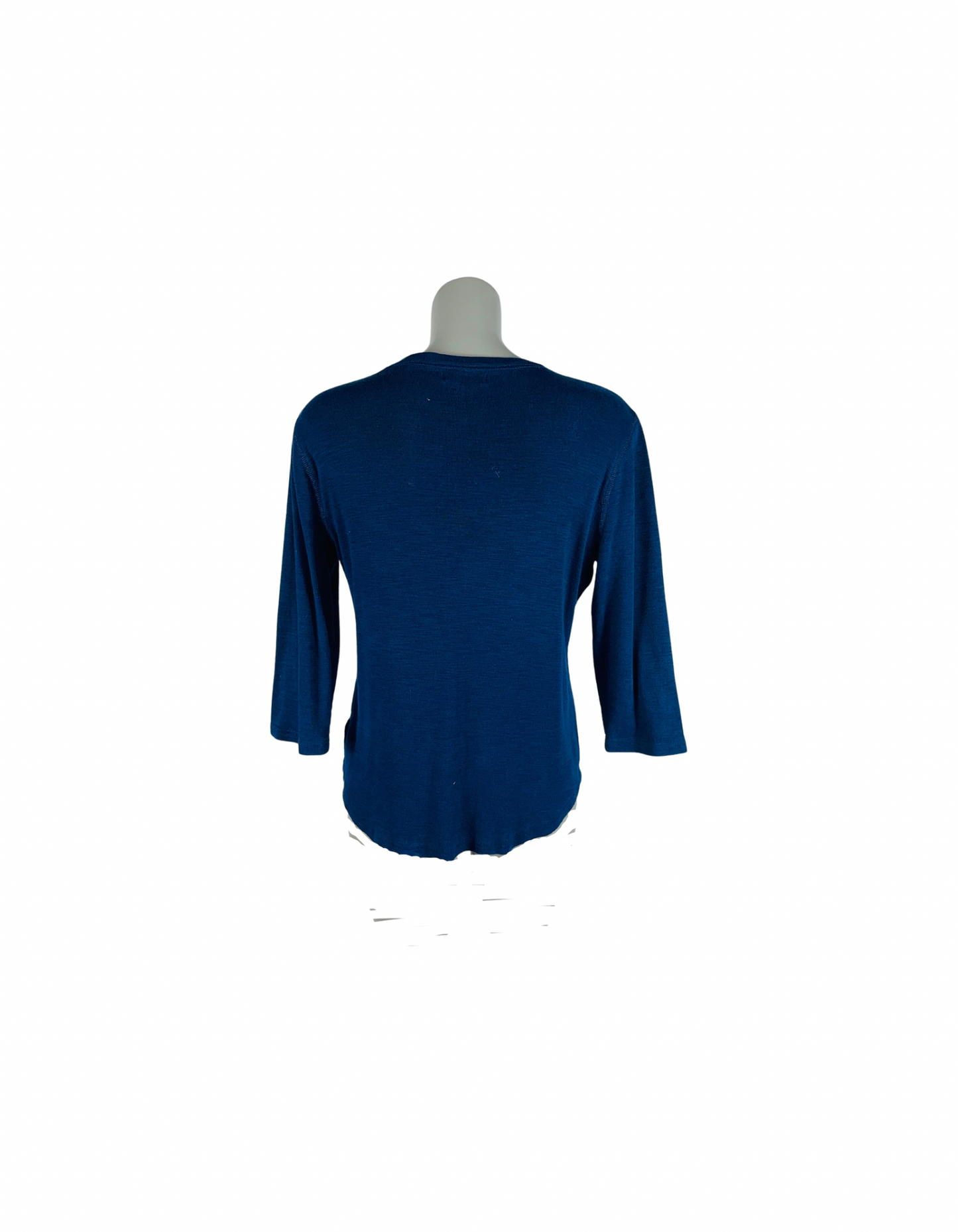 BLUE CHAPS LONG SLEEVE T-SHIRT LARGE